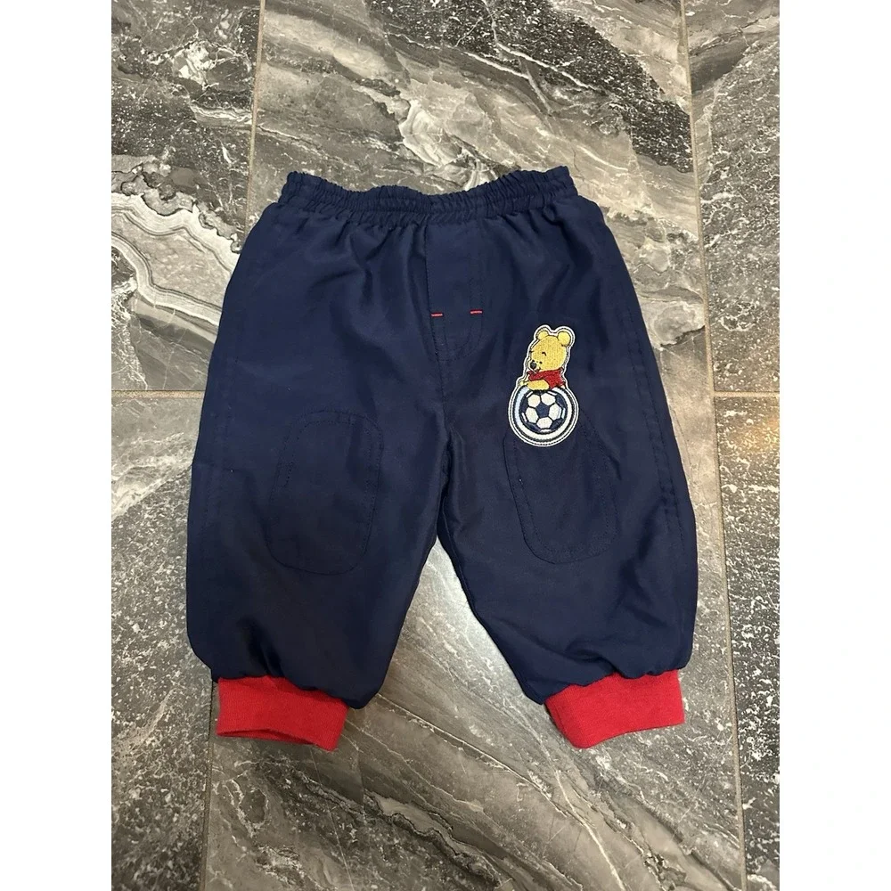 Vintage Winnie The Pooh Baby Pants Blue 6/9 M 100‎ Acre Collection